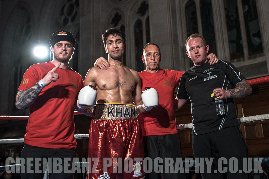 UK Boxer Des Newton at Plymouth Guildhall